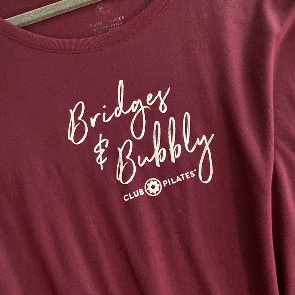 Pilates workout tee
